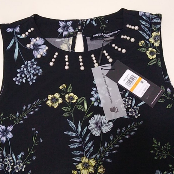 Karl Lagerfeld elegant top with pearls - Picture 10 of 10